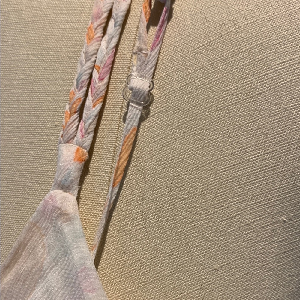 Nougat London 100% Silk Watercolour Dots Patterned Dress - Picture 15 of 16